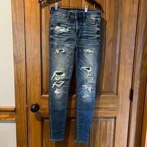 American eagle ripped jeans